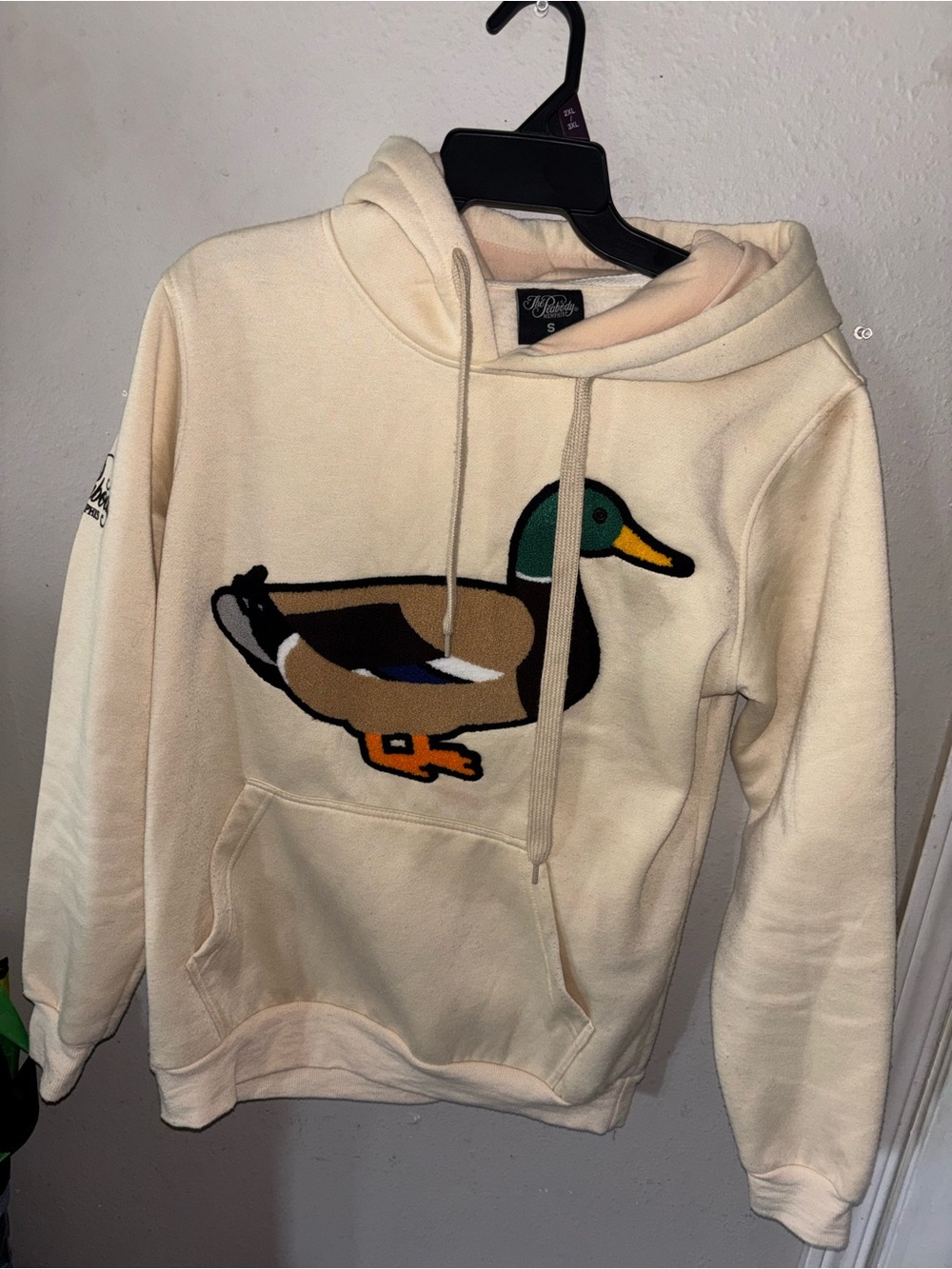 The PEABODY HOTEL MEMPHIS DUCK Embroidered Hoodie WM Small Pullover